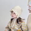 Ear Protection Kids Warm Hat Soft Knitted Lace Cap Exquisite Warmer Beanie Cap  Winter
