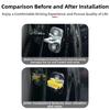 4Pcs Soundproofing Car Door Lock Protectors Seal Sound Damper Door Lock Buffer  for Quieter Closing