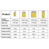 1Pcs  Car Interior Reading Universal Accessories Led 24/36/48Leds Options Lamps Ceiling Lights Dome Lamp