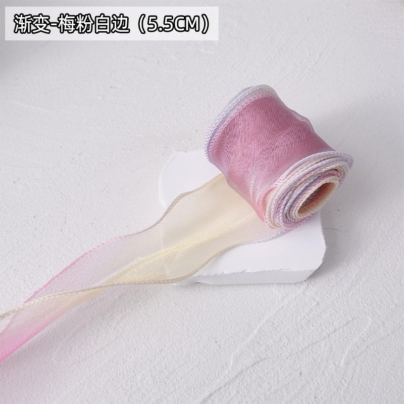 Chiffon Ribbon Organza Satin Lace for For DIY Bows Gift Wrapping Flower Bouquet Hair Accessories Sewing Trim Crafts Materials