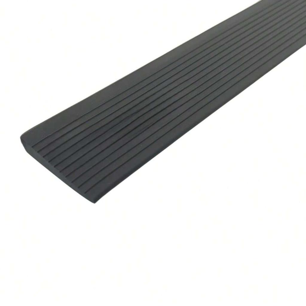 1PC 0.9mx5cm Multi-Purpose Ramp Mat Door Threshold Ramp- Self-Adhesive, Durable, Non-Slip, Suitable for Robotic Vacuums