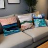 Akwarelowy abstrakcyjny krajobraz Poszewka na poduszkę Prezent Dekoracja Domowego Biura Sypialni Sofa Samochód Poszewka 45x45