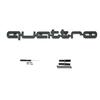 2026 Quattro Emblem 3D ABS Car Front Grille Emblem For Audi A3 A4 A5 A6 A6L A7 A8 Q3 Q5 Q7 S3 S4 S5 RS3 RS4 RS6 Badge Accessories