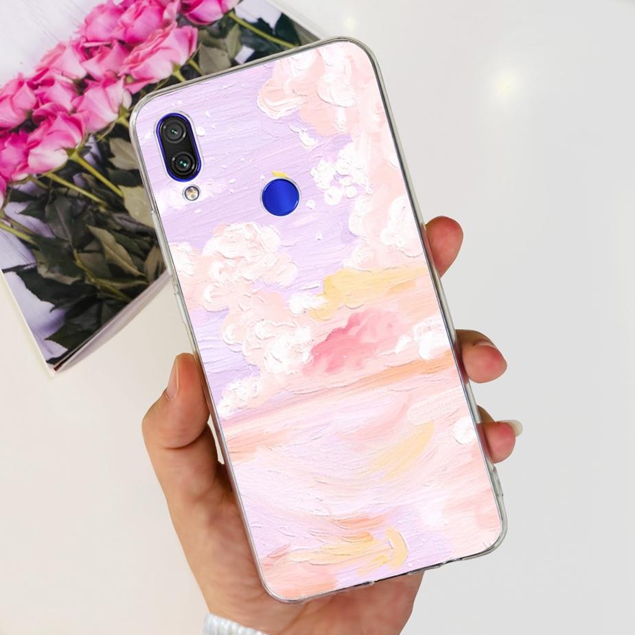 For Xiaomi Redmi Note 7 Pro Case Redmi7 Cute Panda Painted Cover Clear Silicone Soft TPU Phone Case For Redmi 7 Note7 Pro Bumper