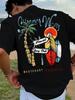 West Coast Surfing Palm Tree 3d Print Sport Quickdry Breatha Unisex Unisex Tshirt Outdoor Street Beach Vacation Parentchild Clothing