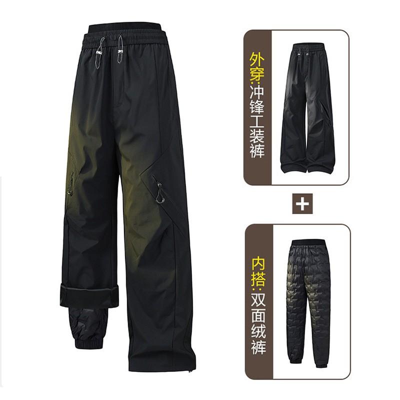 Women Men Waterproof Hiking Pants Outdoor Trail Trousers Quick Dry Breathable Lightweight Mountaineering Cargo