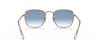 Sunglasses 0RB3857 FRANK 91963F CLEAR GRADIENT BLUE 48 Ray-Ban