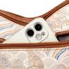 Crossbody bag retro fashion splicing simple shoulder bag