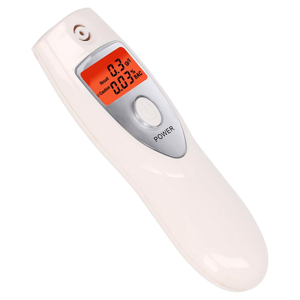 LCD Digital Display Breath Alcohol Tester with Lanyard Auto Power Off Breathing Alcohol Testing Meter