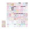 Decorative Sticker Book 63Sheets/Pad Water Resistant PET Sticker for Journal Notebook Planner Album Embellishments