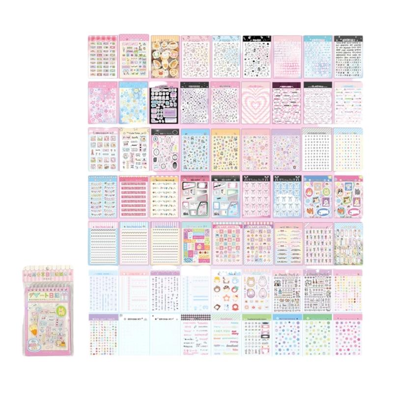 

Cartoon Decorative Sticker for Scrapbooking Card Making Journal Album Planner Decoraton Motivational Sticker for Kids