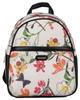Women's Urban Backpack with a Floral Pattern - David Jones