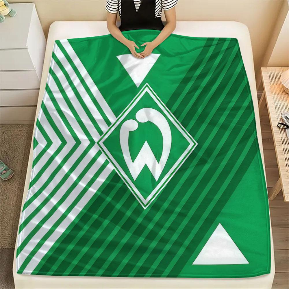 Werder Team Flanelldecke, Hohe Qualität, Bequem für Alle Jahreszeiten, Heimdekoration, Wärme und Komfort