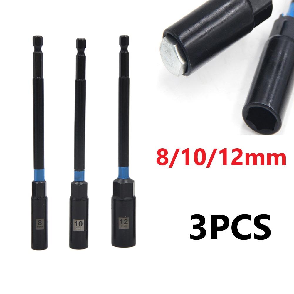 For Home DIY Hex Nut Driver Home Improvement 150mm Hex Machine 10mm Socket Size 12mm Socket Size 8mm Socket Size