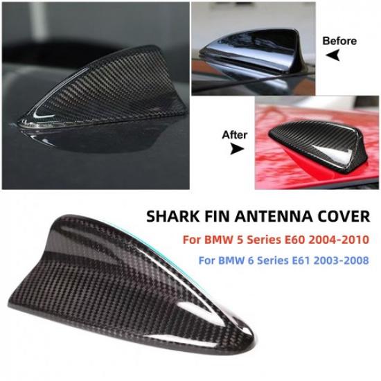 Для BMW 5 6 Серии E60 E61 Накладка на антенну  акулий плавник  на крышу Стиль под карбон