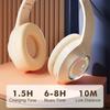 M3 Lightemitting Bluetooth Headset Folding LED Card Wireless Headset TYPEC Charging Multiscene Use Game Office