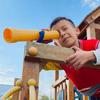 3 Piece Set of Outdoor Playground Accessories for Swingset