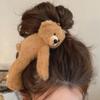 Versatile Cartoon Plush Hair Claw Sweet Cute Hair Accessories Exquisite Bear Hair Clip  Cosplay