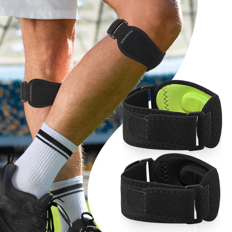 Bilateral Adjustment Type Hot-pressed Silicone Pad Patella with Knee Pads Running Sports Shock Absorption Fitness Patella with Knee Pads