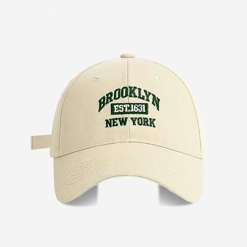 Deep Topped Duckbill Hat for Women, Xia Jia with Wide Brim, Baseball Hat, Big Head Circumference, Sun Protection, Men's Letters