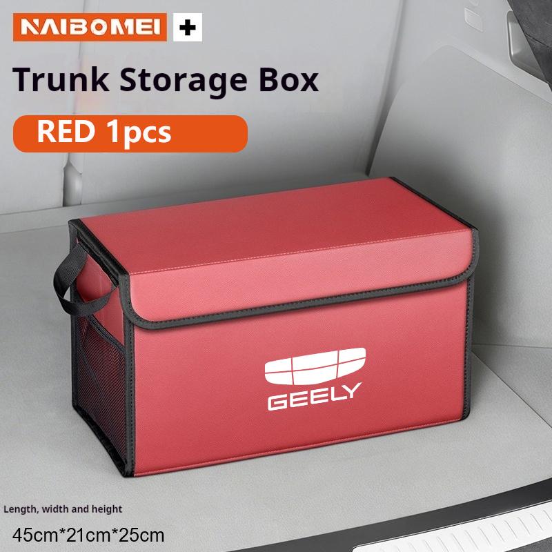 For GEELY Coolray X7 EX5 Emgrand Monjaro 2026, Car Trunk Foldable Storage Box Large-Capacity Stowing Tidying Bag Car Accessories