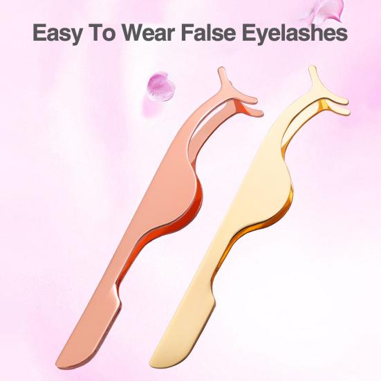 Professionelle falsche Wimpernpinzette, multifunktionale elastische Schönheitswerkzeuge