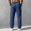 Men's Casual Loose Fit Straight Wide Leg Denim Jeans, Versatile Everyday Pants