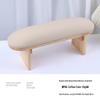 High-End Nail Art Cushion Set: Natural Wood Base & Japanese Leather Tools