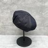 Stylish Evergreen Denim Beret Women'S Autumn Three-Dimensional Plump Pumpkin Hat Versatile And Small Face High-Quality Hat