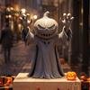Pumpkin Devil Desk Accessory 3D Printed Man Figurine, Halloween Spooky Zombie Compact Collectible Ornament for Home Office Shelf Decor Statue