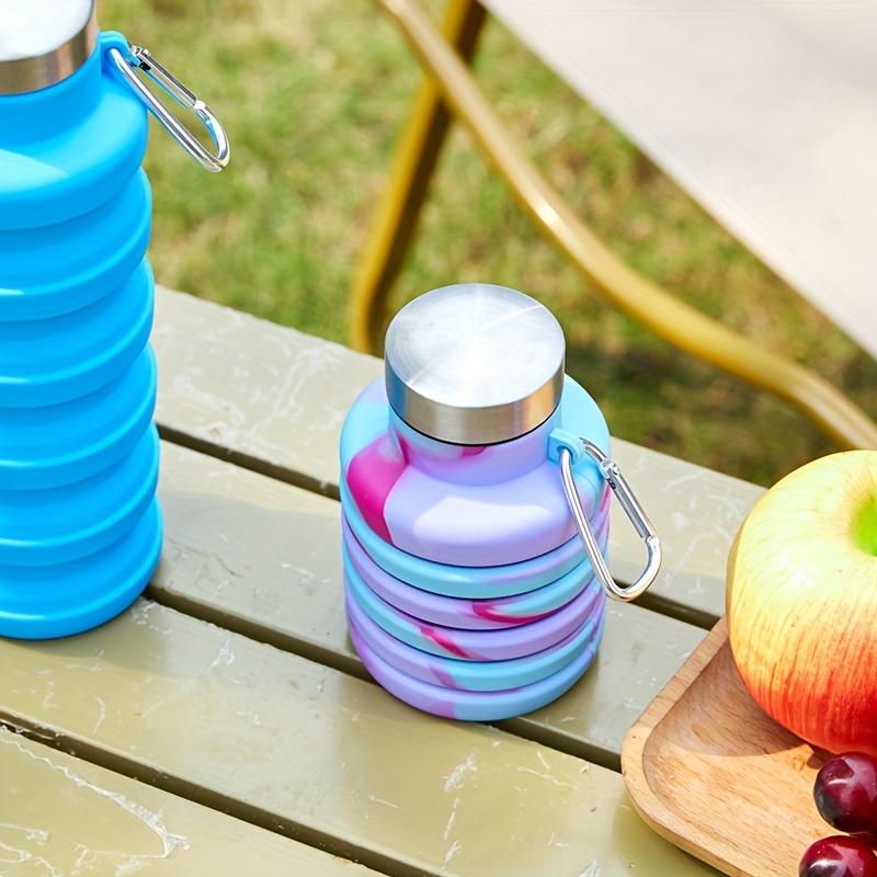Foldable and Expandable Water Bottle, Drop-proof Sports Water Bottle, Portable Reusable Silicone Water Bottle, Foldable