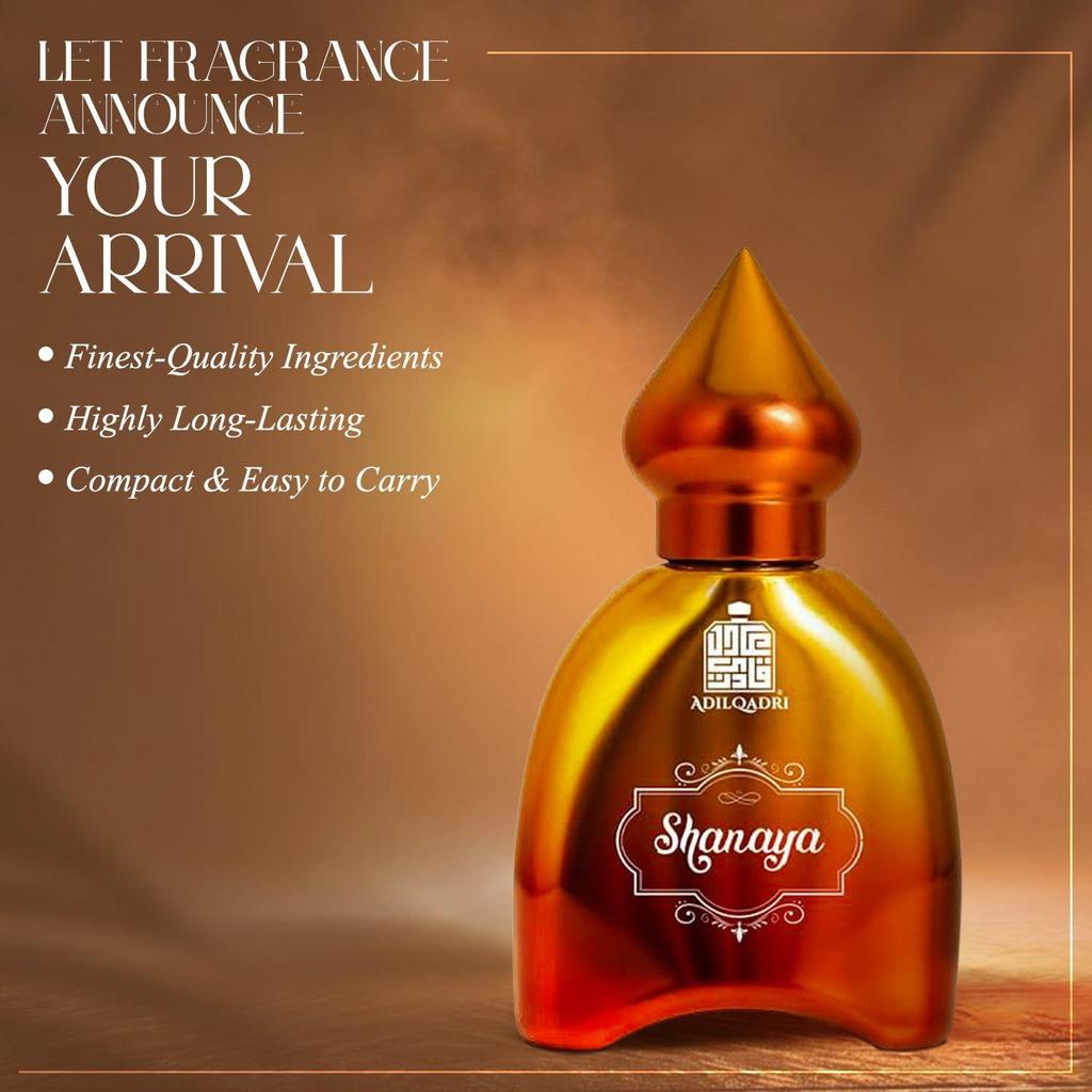 Adilqadri Shanaya Attar for Men & Women | Newly Launched Arabic & French Blend | Long-Lasting Non-Alcoholic Roll-On Perfume
