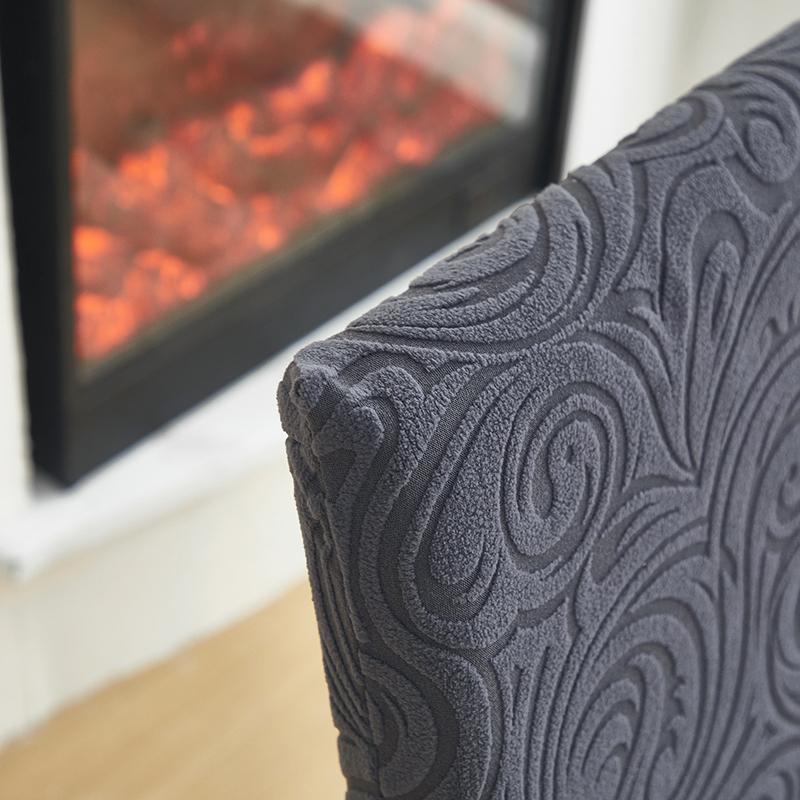 1Pc Nordic Style Jacquard Dining Chair Covers Elastic Durable All-inclusive Chairs Protector Slipcover for Living Room Banquet