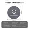 CRR1 Car Coaster Cup Slot Pad Suede Anti-Slip Interior Water Cup Mat For Mercedes Benz AMG A C E S G Class W201 W210 W108 W204 W205
