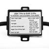 Q9QD Weather Resistant 7 Pin To 13 Pin Trailer Plugs Adapter for Vehicle