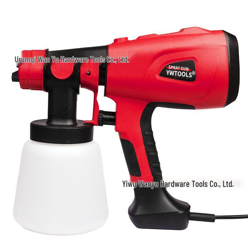 400W Portable Electric Paint Spray Gun – High-Pressure for Latex, European & US Compatible