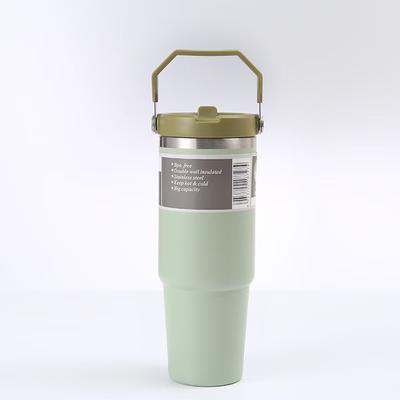 Top Selling 30oz Stainless Steel Handheld Car Cup, Ice Cream Cup, Vacuum with Straw, Coffee Cup, Thermos Cup, Water Cup