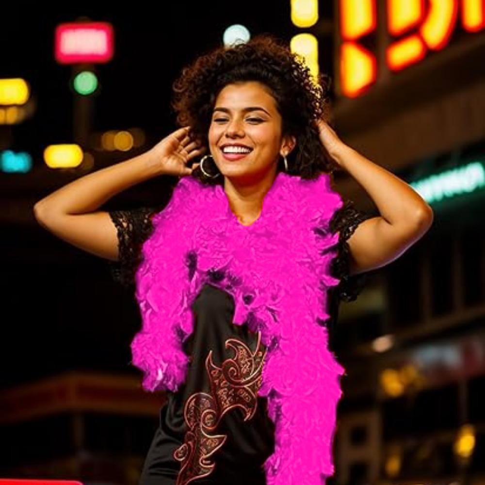 DIY Fluffy Rose Turkey Feather Boa 40G 60G 90G 2 Meter Chandelle Feathers Shawl Scarf for Carnival Party Dress Clothes Decoration