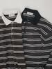 Deowedeoijeueosseom Striped Cotton Collar Knit (Brown)