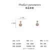 European and American Trend Personalized Square Pearl Earrings Light Luxury Niche Trendy High-end Temperament Earrings