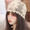 Bohemian Style Beanies Hat Thin Hollow Out Knitted Hat Retro Weave Cap  Spring and Summer
