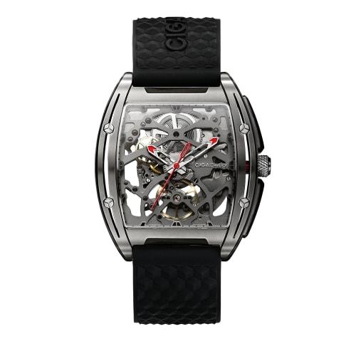 CIGA Design Series Z EDGE Titanium Automatic Watch, Men's, Black, Z031-TITI-W15BK, Authentic