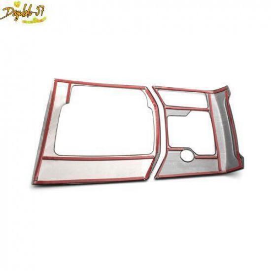 For Mazda CX-5 CX5 2017+ Titanium Interior Central Console Gear Shift Cover Trim