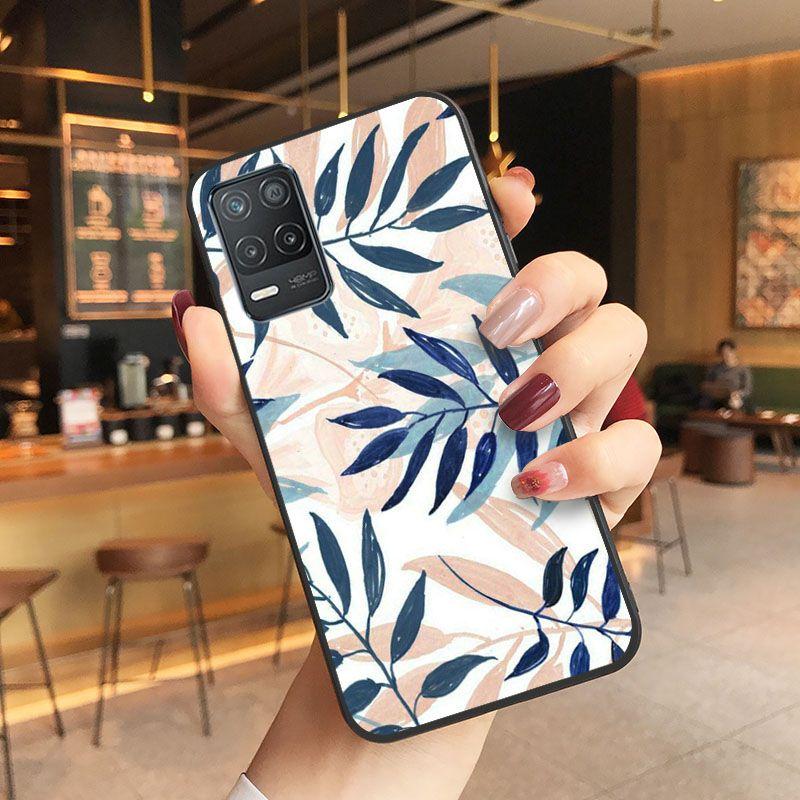 Funda Green Plant Leaves Shell Phone Cover For Oppo Realme 8Pro 6PRO 6i 7pro 9i 9pro C11 C21Y C21 C25Y C25S C3 Q3S XT Case Coque
