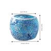 Round Bowl Shape Tea Light Holder Yellow Handmade Candle Holder  Holiday Decor