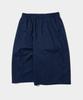 BLACK MOMENT [2Pack] Bermuda Wide Unisex Half Cotton Elastic Waist Shorts