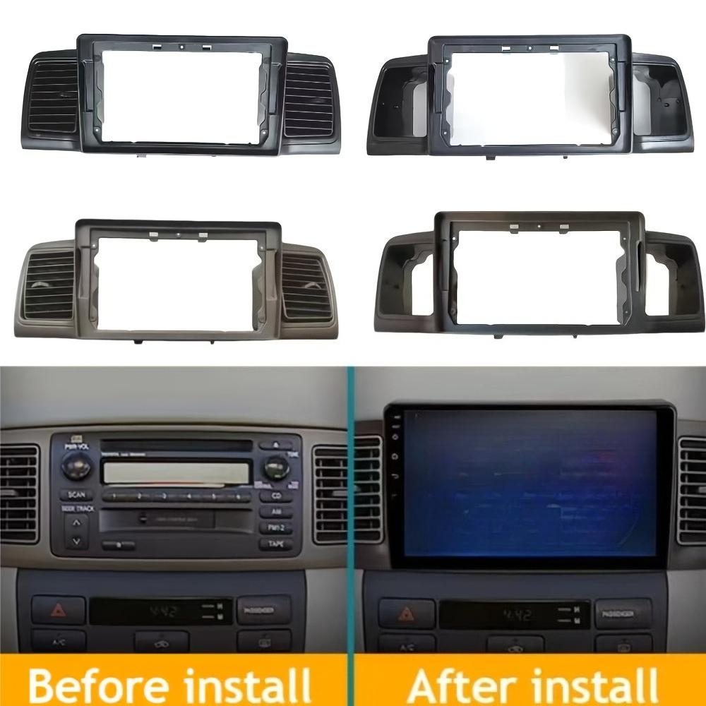 2 Din Car radio 9'' Face Frame Fit For Corolla E120 e 120 BYD F32007-2011 Dashboard Fascia Stereo Panel Dash Car Fascia Frame