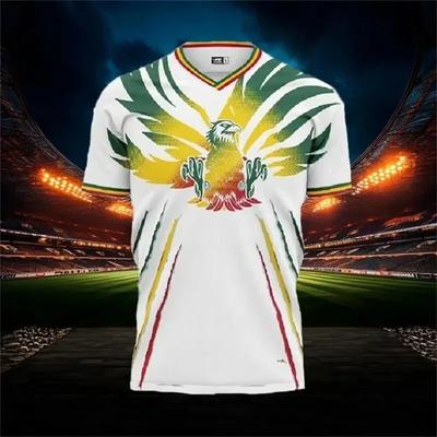 New Mali European Football Jersey 3D Printed Men's T-shirt Extra Large Street Fashion Football Running Sports