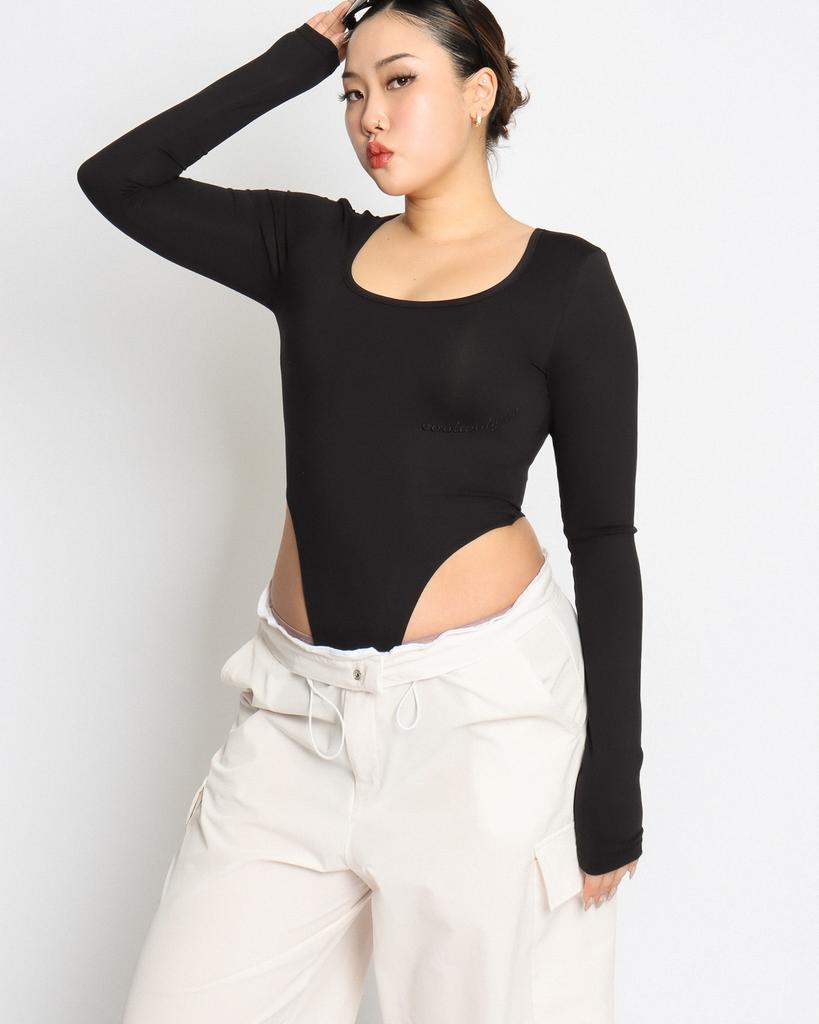 Kulsiseu Cs Soft Bodysuit Top-041 (Black)