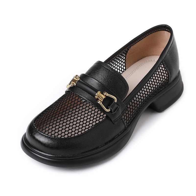 

Дышащие летние сандалии с выемками женские сандалии 40 чёрный